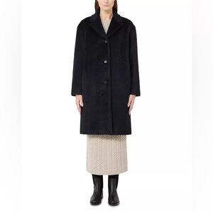 MaxMara vintage Black wool Teddy coat size 10 EUC